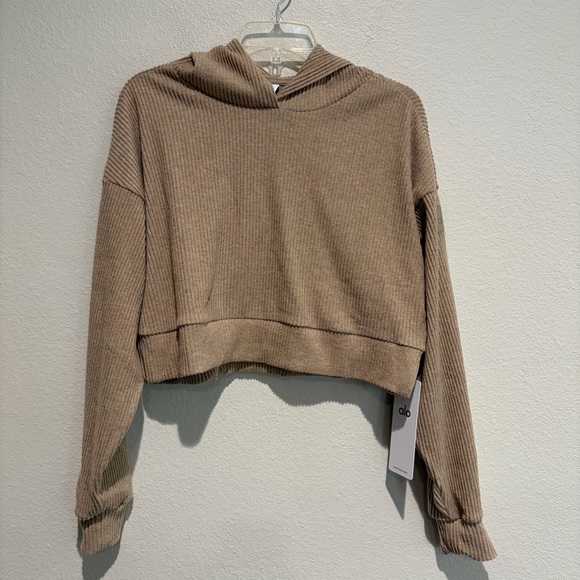 Alo Muse Hoodie Gravel Heather SZ S - Picture 4 of 11